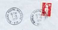Cachet à Date Manuel - BPM 512  - R 4615 - Military Postmarks From 1900 (out Of Wars Periods)
