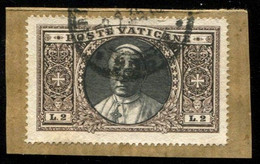 Pays : 495 (Vatican (Cité Du))  Yvert Et Tellier N° :    55 (o)  Fragment - Usati