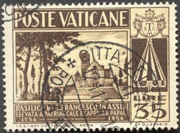 Pays : 495 (Vatican (Cité Du))  Yvert Et Tellier N° :   203 (o) - Usados