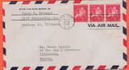 NEW YORK LE 31/07/1948 POUR PERPIGNAN  FRANCE - Covers & Documents