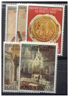 Pays : 495 (Vatican (Cité Du))  Yvert Et Tellier N° :   466-470 (*) - Unused Stamps