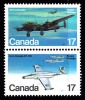 Canada (Scott No. 874a - Avions / Planes) [**] Vert. - Unused Stamps