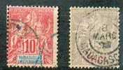 MADA 74 - YT 43 Et 44 Obli - Used Stamps
