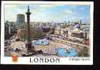 Jolie CP Angleterre Londres Trafalgar Square - A Circulée - Trafalgar Square