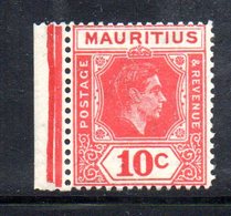 PB90 - MAURITIUS , Giorgio VI 1938 : Yvert  N. 205b (Gibbons N. 256c) Dent 15x14 *** - Maurice (1968-...)
