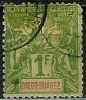 DIEGO-SUAREZ..1894..Michel # 50...used...MiCV - 20 Euro. - Gebraucht