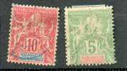 MADA 77 - YT 42A Et 43 Obli - Used Stamps