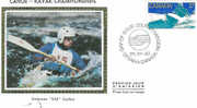 CANOE KAYAK FDC CANADA 1979 CHAMPIONNATS DU MONDE DE CANOE KAYAK - Canoa