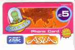 England Prepaid Card - Space - Espace - Cosmos - Universe - Kosmos - Science Fiction - Asia - Space