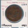 1 PENNY . 1921. - 1 Penny & 1 New Penny
