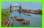 LONDON, RIVER THAMES - TOWER BRIDGE AND POOL - THE PHOTOGRAPHIC GREETING CARD CO - TRAVEL IN 1967 - - River Thames