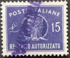 Pays : 247,1 (Italie : République) Yvert Et Tellier N° : Ex   36 (o) - Express/pneumatic Mail