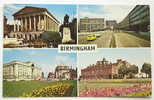 D 2287 - Birmingham Aston Hall, Civic Center Etc. - Color MBk, Gelaufen - Birmingham