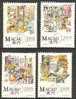 1994 MACAO Tradional Shops STAMP 4v - Blokken & Velletjes