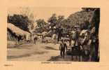 DAHOMEY En Pleine Vie Indigène, Intérieur De Village, Animée, Cases, Ed ER, 193? - Dahomey