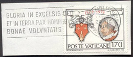 Pays : 495 (Vatican (Cité Du))  Yvert Et Tellier N° :   682 (o)  + Flamme - Cartas & Documentos