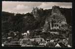 IDAR-OBERSTEIN  Blick Auf Felsenkirche Und Ruine+briefmarke 1958 - Idar Oberstein