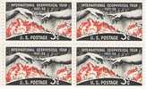 US Scott 1107 - Block Of 4 - Geophysical Year 3 Cent Mint Never Hinged - Blocs-feuillets