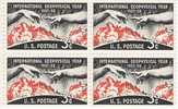 US Scott 1107 - Block Of 4 - Geophysical Year 3 Cent Mint Never Hinged - Blocchi & Foglietti