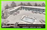 CAPE COD, MA - THE WINDMILL MOTEL - ANIMATED OLD CARS  - - Cape Cod