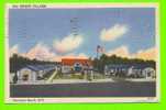 HAMPTON BEACH, NH - SEA BREEZE VILLAGE - CARD TRAVEL IN 1961 - - Otros & Sin Clasificación