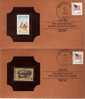 US Scott 898 Thru 1542 Mint Stamps Attached To 10 Covers US Scott 1597 - Brieven En Documenten