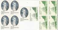 US Scott 1732 1733 - Block Of 4 Plus Pair - Captain Cook  - 13 Cent - Mint Never Hinged - Ongebruikt