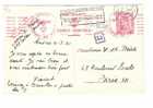 ENTIER AVEC BELLE CENSURE ALLEMANDE 1941 - Postcards 1934-1951