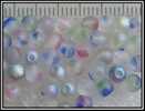 Lot De 20 Perles Tchèques Multicolores AB 4mm En Verre - Pearls