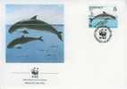 W0285 Marsouin Phocoena Phocoena  Guernesey 1990 FDC Premier Jour WWF - Autres & Non Classés