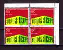 Liechtenstein Mi 507 Europa 1969 Block Of 4 - Gebraucht