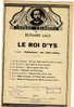 PARTITION DE MUSIQUE CHANSONS/AIRS TRES CONNUS PERIODE TRES ANCIENNE"OPERA CELEBRE DE EDOUARD LALO LE ROID'YS AUBADE - Autres & Non Classés