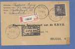 848A Op Aangetekende Kaart Met Cirkelstempel TERNAT  A  En Tevens !!! Stempel TERNAT B Op 1/6/62 - 1936-51 Poortman