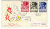 Vaticano - Busta Fdc Con Serie Completa Natale:"Adorazione Dei Magi" Di Raffaello 1959 - Religion