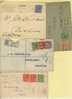 4943  LOT DE 4 LETTRES - Briefe U. Dokumente