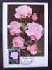 Carte Maximum - Monaco - Concours International De Bouquets - Rose Princesse Grâce - Cartes-Maximum (CM)