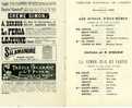 D 75. PARIS(9e) PROGRAMME DU THEATRE DE L'ODEON . NOVEMBRE 1902 - Auteurs Français