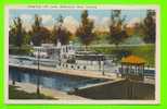 PETERBOROUGH, LNTARIO - ENTERING LIFT LOCK - ANIMATED BY SHIPS - PUB BY VALENTINE-BLACK CO LTD - - Peterborough