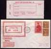 US - VF CERTIFIED MAIL Scott # FA1 FIRST DAY COVER + Coil Pair Presidential Issue + ORIGINAL RECEIPT Matching # W/ Cover - Altri & Non Classificati