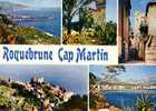 CARTE POSTALE DE ROQUEBRUNE - CAP MARTIN - PLUSIEURS VUE - Roquebrune-Cap-Martin