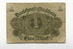 ALLEMAGNE REICHBANKNOTE - 1 Mark