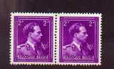 Belg. 1945 - N° 693 ** (paire) - 1936-1957 Col Ouvert