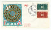 Francia - Busta Fdc Europa CEPT 1963 - 1963