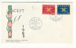 Norvegia - Busta Fdc Europa CEPT 1963 - 1963