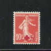 France Semi-postal Stamps 1914 Surcharged In Red MLH - Nuovi