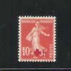 France Semi-postal Stamps 1914 Surcharged In Red MLH - Neufs