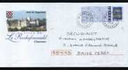 Entier Postal PAP Local Personnalisé Charente Ville De La Rochefoulcauld Perle De L'Angoumois Château Blason - PAP: Aufdrucke/Blaues Logo