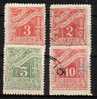 GRECIA 4 Sellos Tasa º - Revenue Stamps