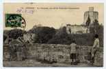 H34 - GISORS - Le Donjon Vu De La Tour Du Prisonnier -  (Jolie Carte Animée De 1913 - Enfants Et Oblitération De Gisors) - Gisors