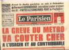 LE PARISIEN N° 8434 Du 13/10/1971 Avec Oneshot Dessin Daniel Mansard + Pub Cinéma - Politique